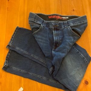 Wrangler ultra flex jeans 34 X 32